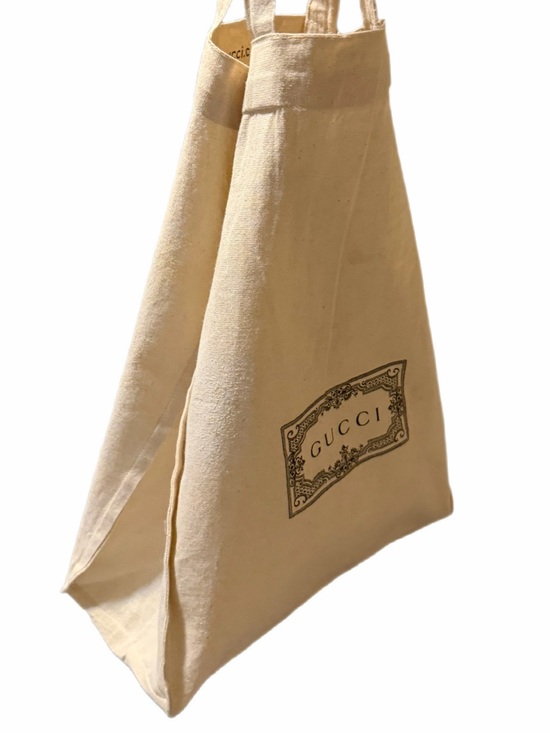 Gucci Handbags - Authentic Gucci Canvas/Cotton Tote bag- labeled on both sides, very clean!